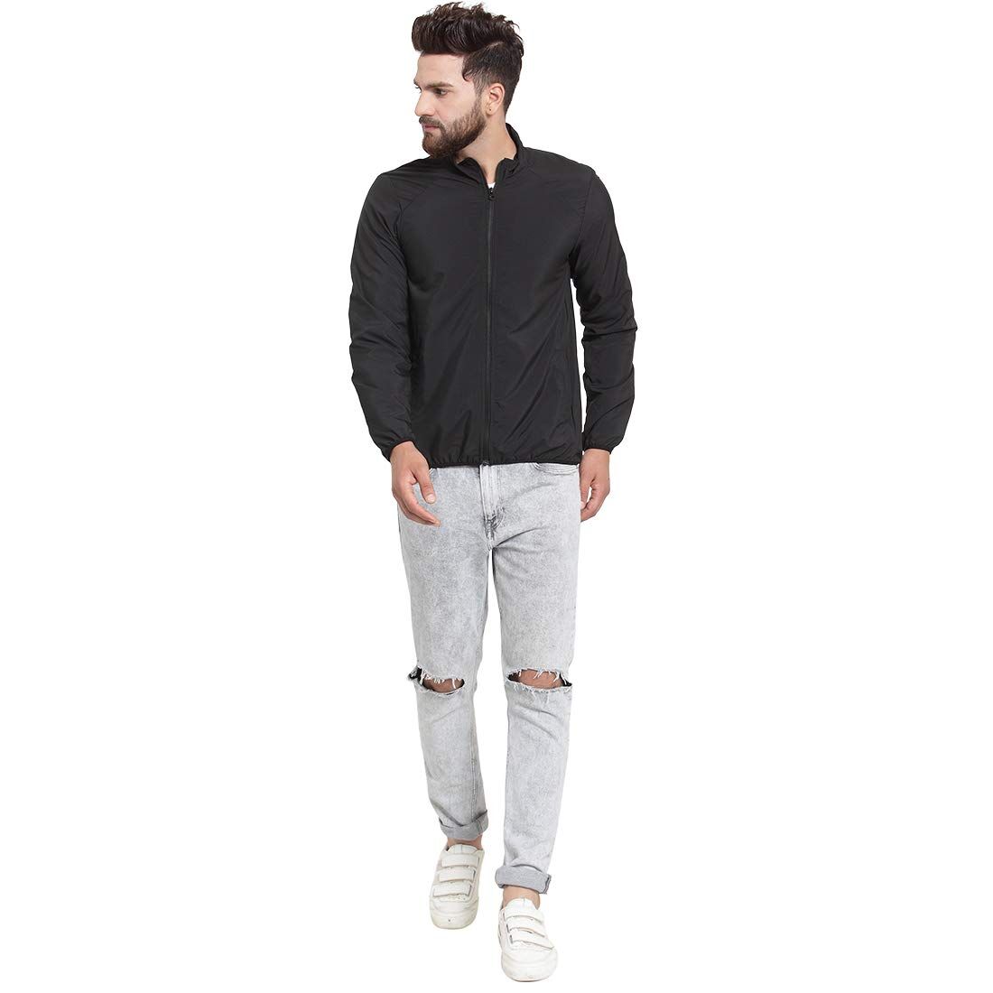 51b7IQwkJHL._UL1100_ Scott International Men's Solid Wind Cheater Jacket