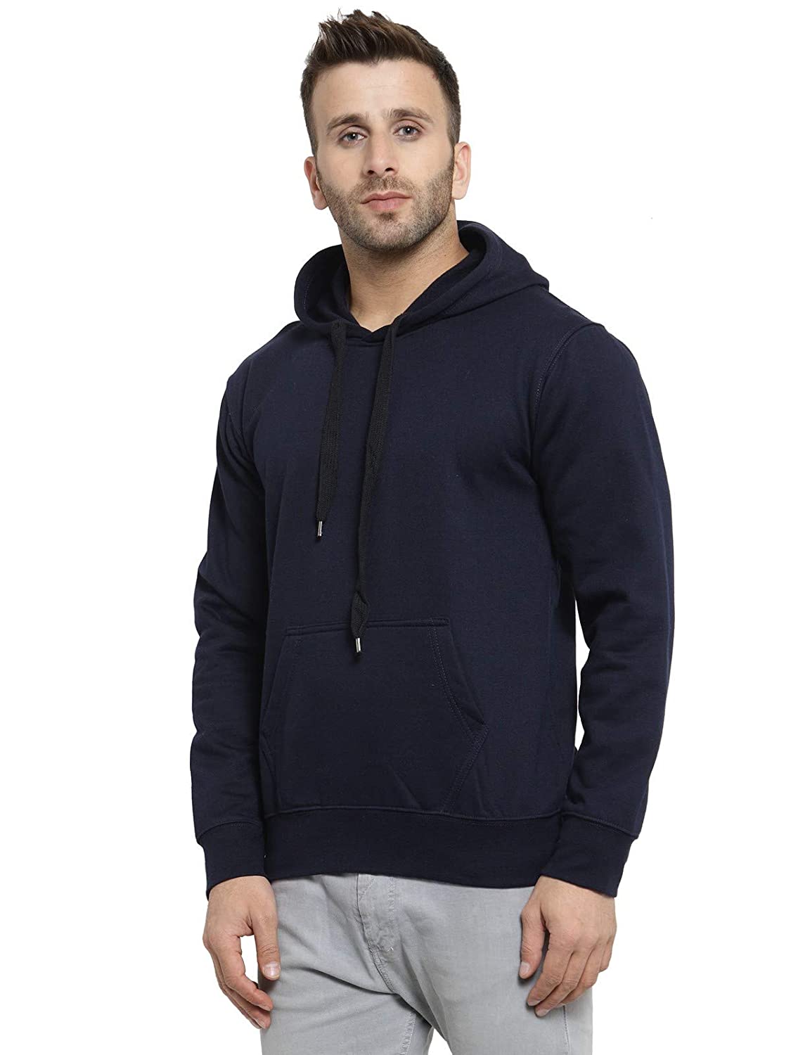 Scott International Men's Premium Rich Cotton Pullover Hoodie Sweatshirt - Navy Blue Scott International Men's Premium Rich Cotton Pullover Hoodie Sweatshirt - Navy Blue