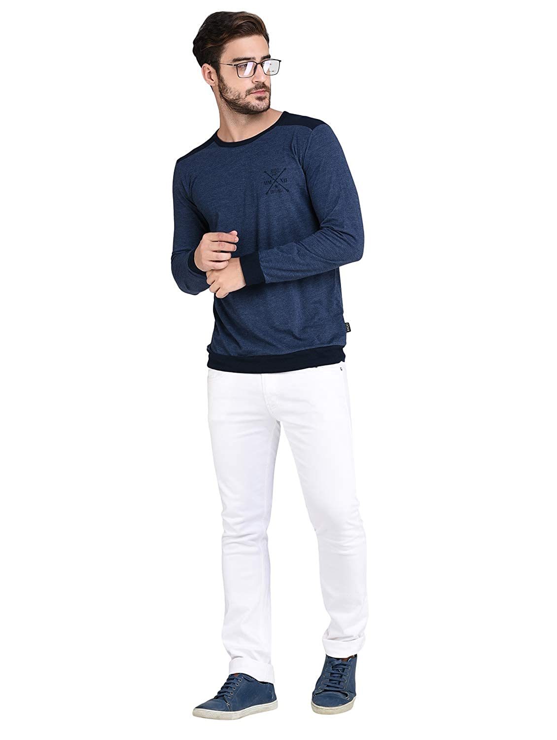 RIGO Men's Solid Slim fit T-Shirt RIGO Men's Solid Slim fit T-Shirt