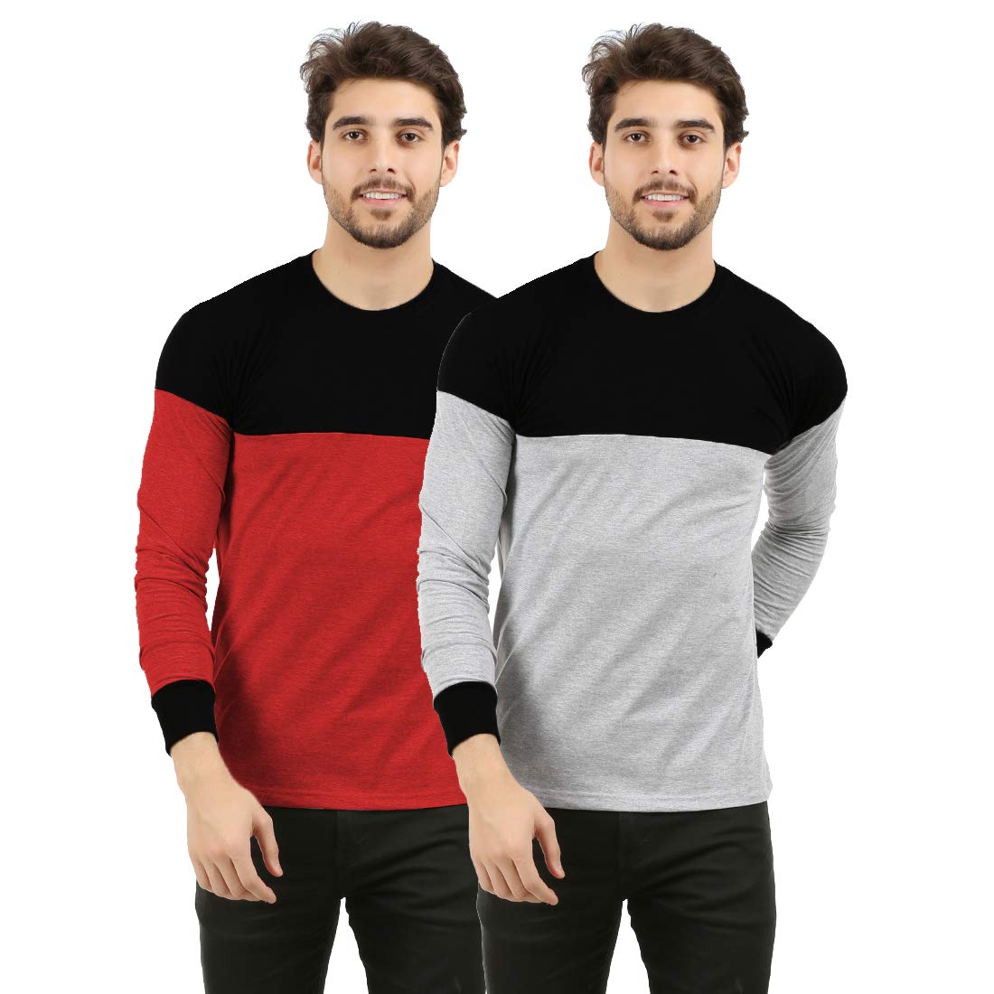 THE ARCHER Men's Slim Fit T-Shirt (Pack of 2) THE ARCHER Men's Slim Fit T-Shirt (Pack of 2)