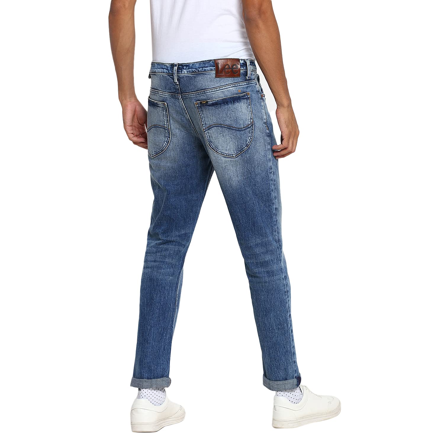 Lee Blue Solid Skinny Fit Jeans Lee Blue Solid Skinny Fit Jeans