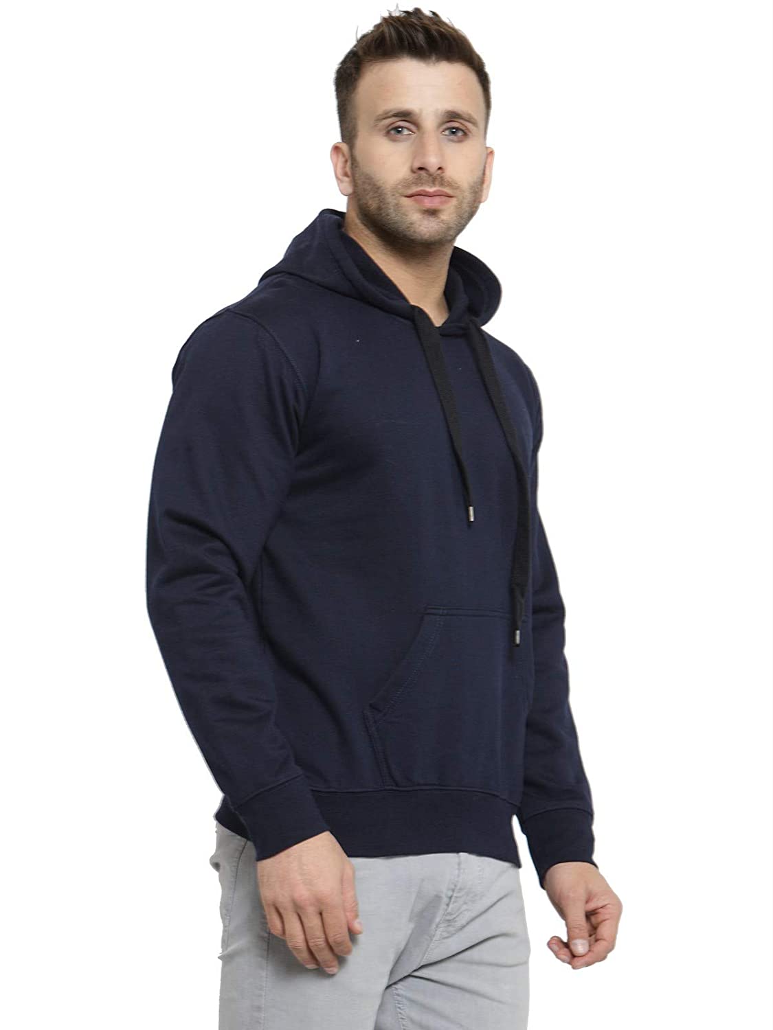 Scott International Men's Premium Rich Cotton Pullover Hoodie Sweatshirt - Navy Blue Scott International Men's Premium Rich Cotton Pullover Hoodie Sweatshirt - Navy Blue
