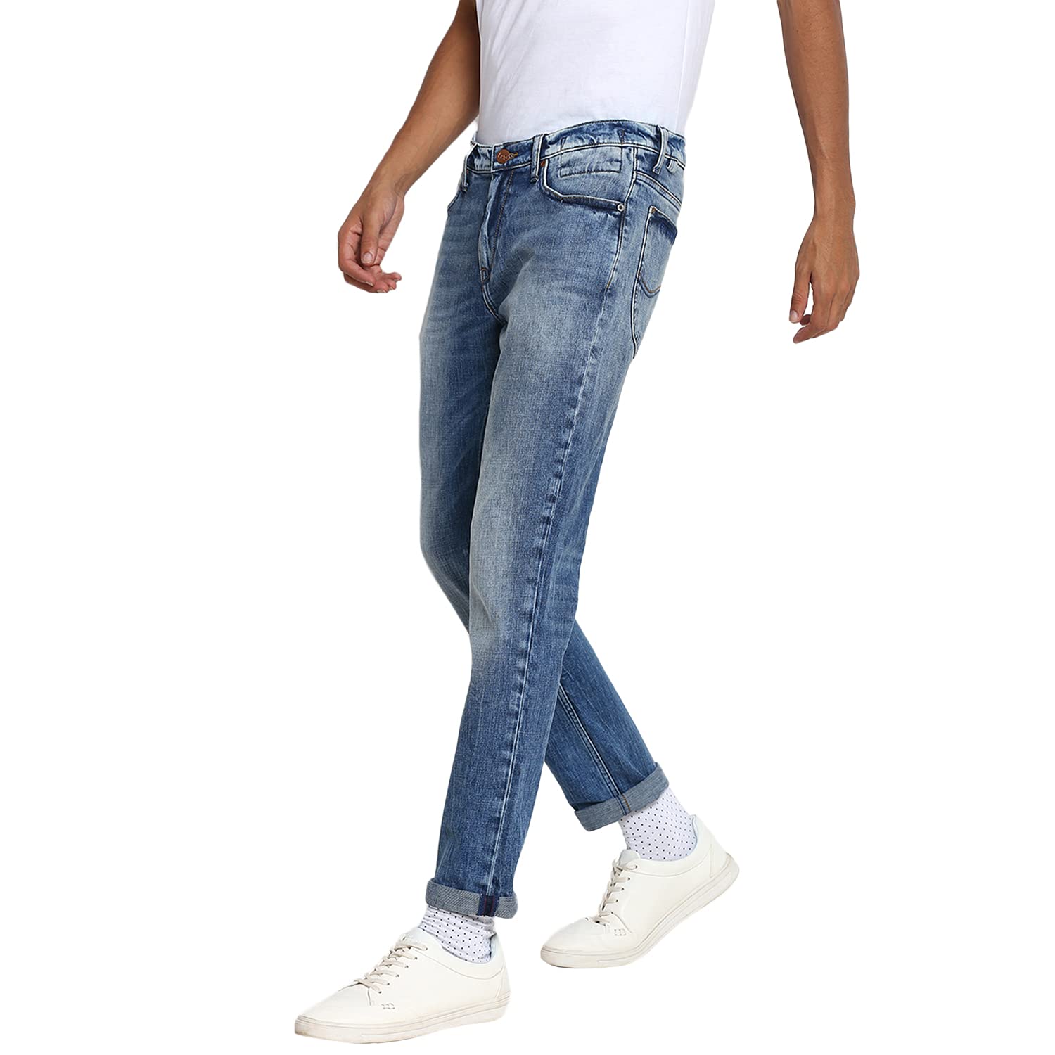 Lee Blue Solid Skinny Fit Jeans Lee Blue Solid Skinny Fit Jeans