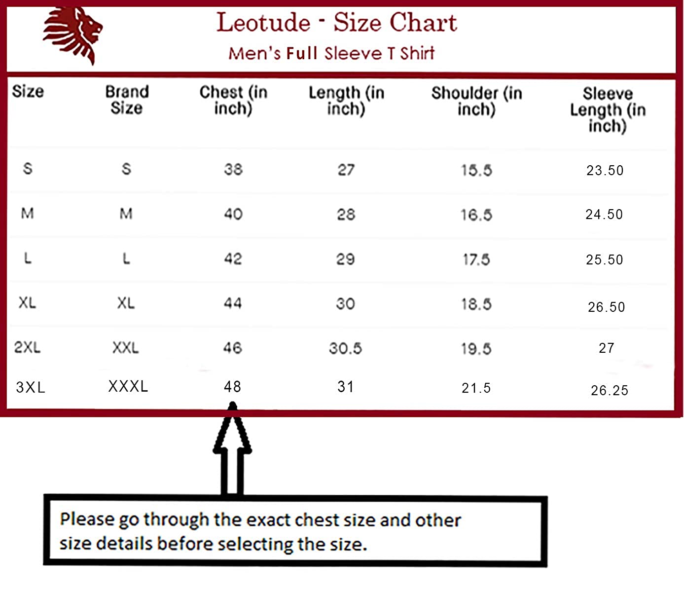 LEOTUDE Regular Fit Full Sleeve Men's T-Shirt LEOTUDE Regular Fit Full Sleeve Men's T-Shirt