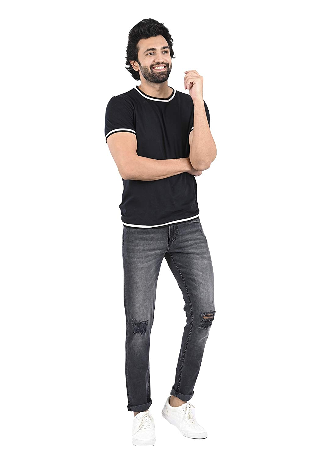 Svensson & Co. Men's Casual Slim Fit Distressed Jeans Svensson & Co. Men's Casual Slim Fit Distressed Jeans
