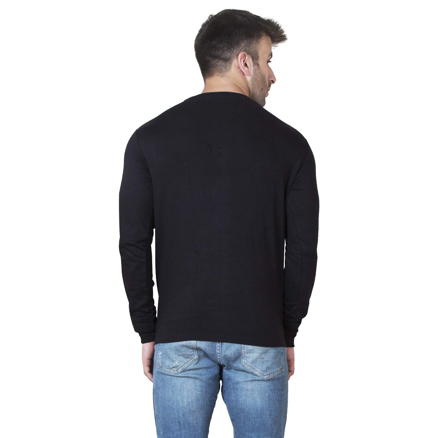 Veirdo Men's Cotton Henley Neck Full Sleeve Regular Fit T-Shirt Veirdo Men's Cotton Henley Neck Full Sleeve Regular Fit T-Shirt