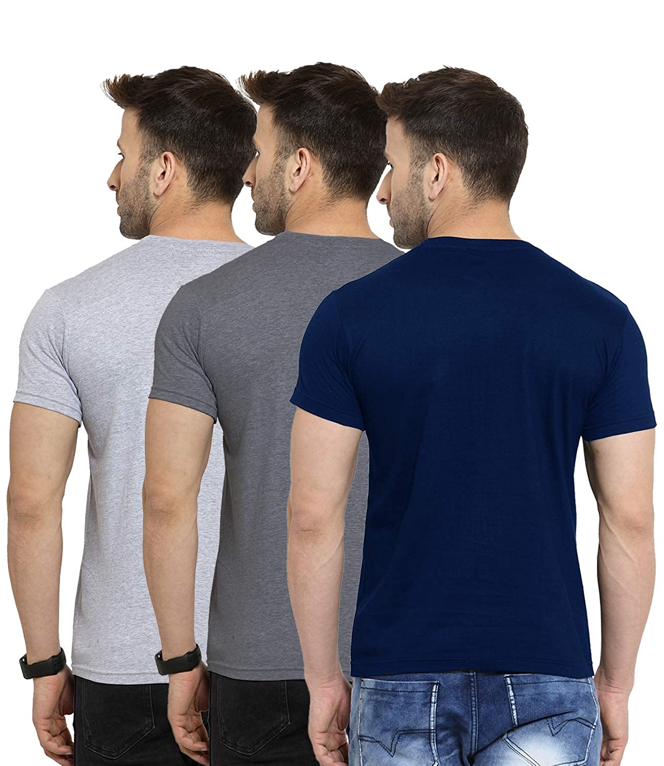 Scott International Men's Regular Fit T-Shirt (Pack of 3) Scott International Men's Regular Fit T-Shirt (Pack of 3)