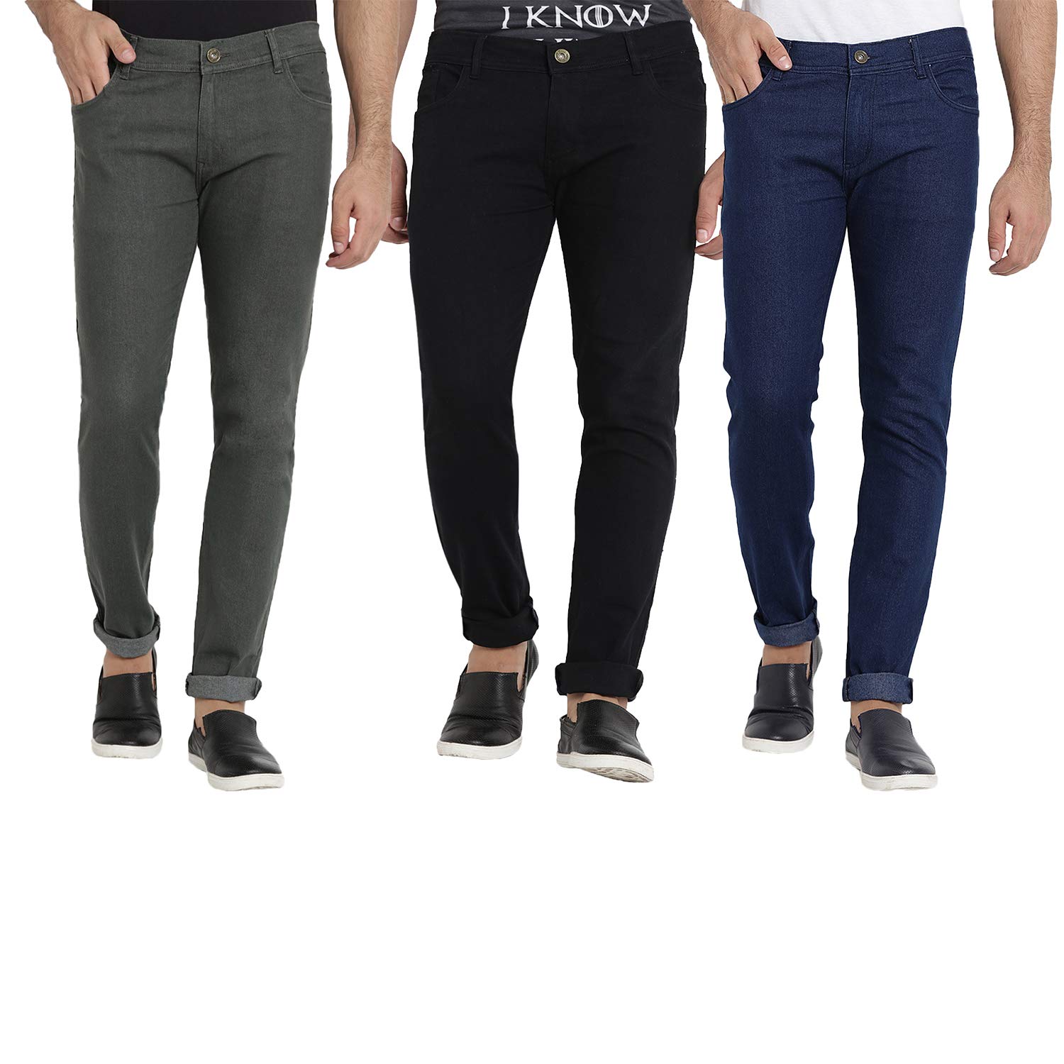 DAIS Men Skinny Fit Jeans Pack of 3 DAIS Men Skinny Fit Jeans Pack of 3