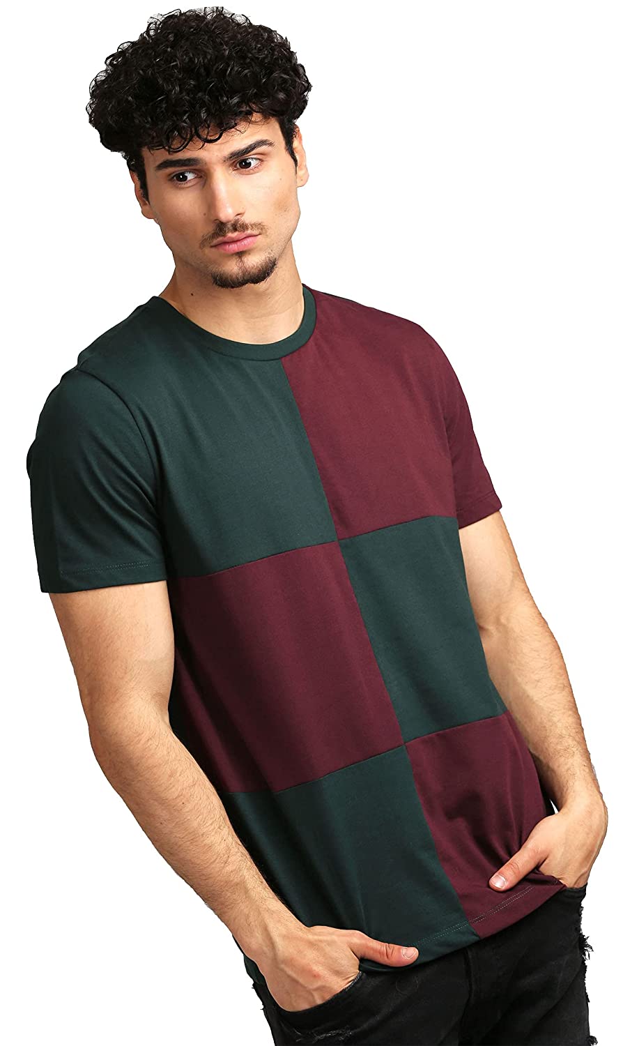 AELOMART Men's Cotton T Shirt AELOMART Men's Cotton T Shirt