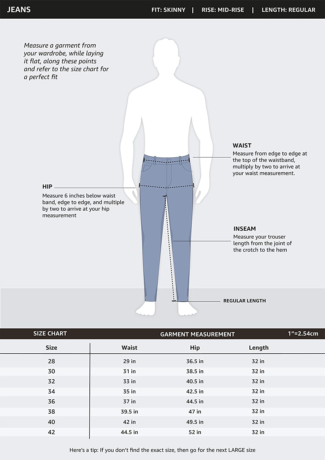 Amazon Brand - Symbol Men's Skinny Jeans Amazon Brand - Symbol Men's Skinny Jeans