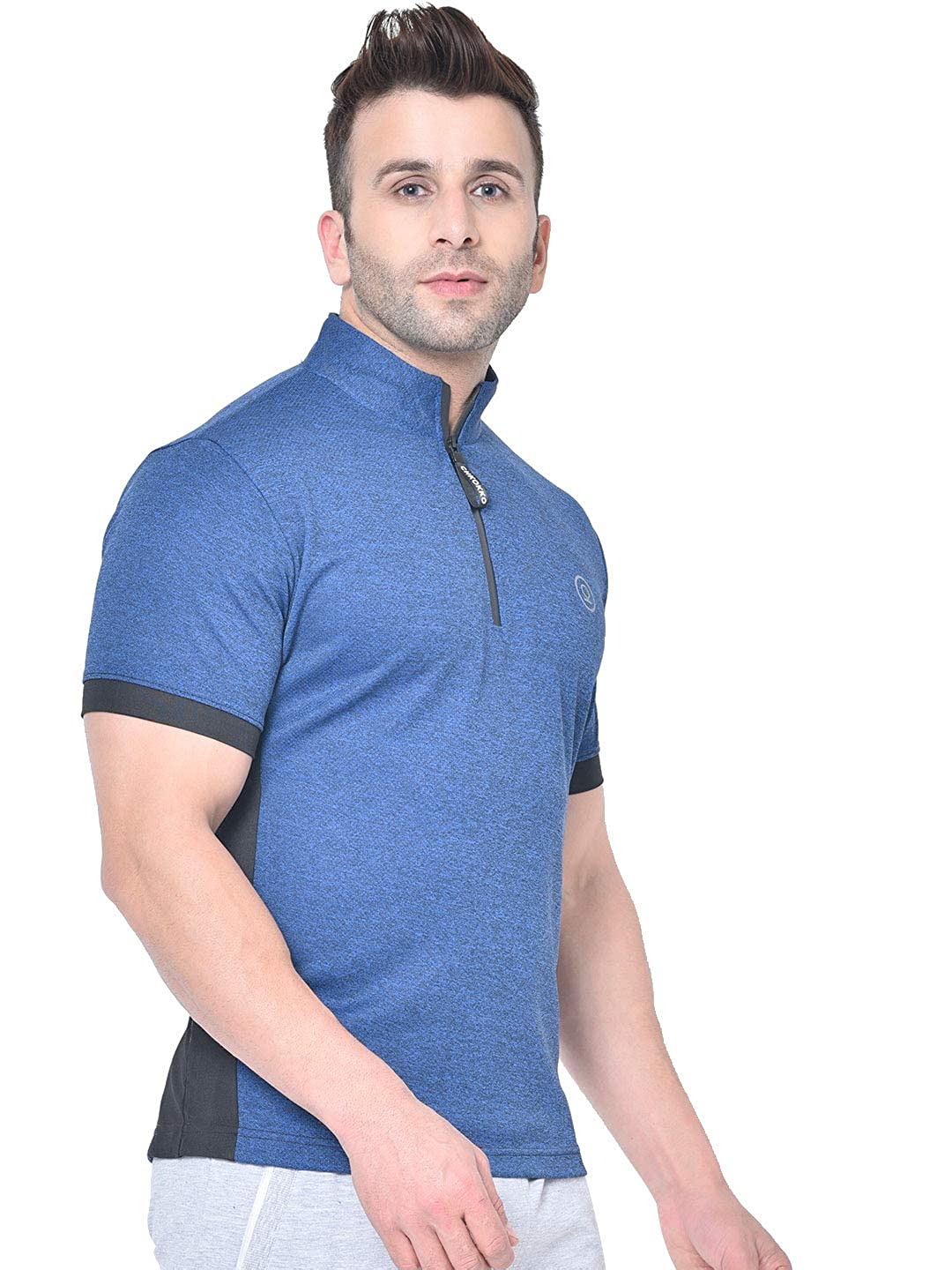 CHKOKKO Men's Gym Regular Fit Half Sleeves T-Shirt CHKOKKO Men's Gym Regular Fit Half Sleeves T-Shirt