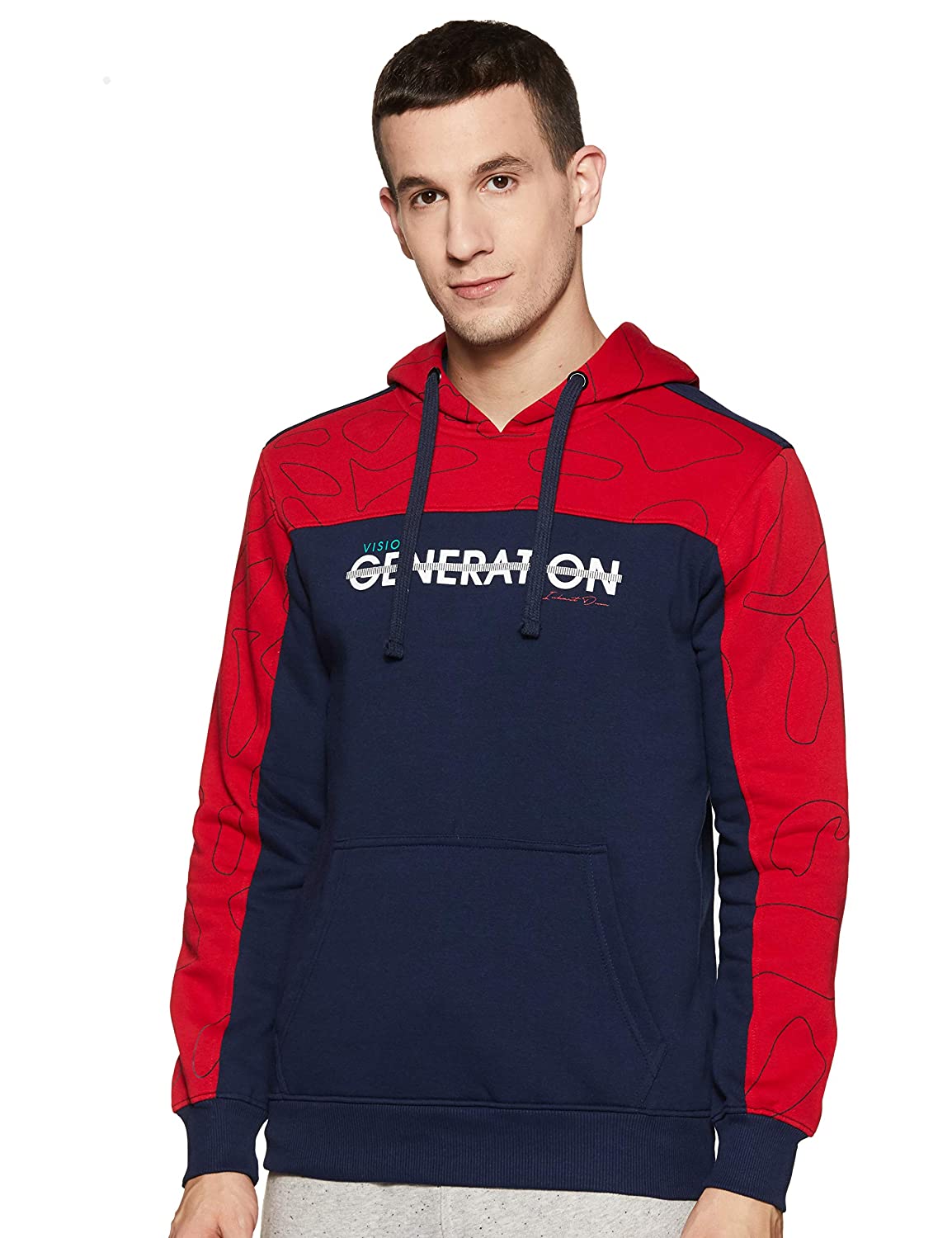 Amazon Brand - Inkast Denim Co. Men Hooded Sweatshirt