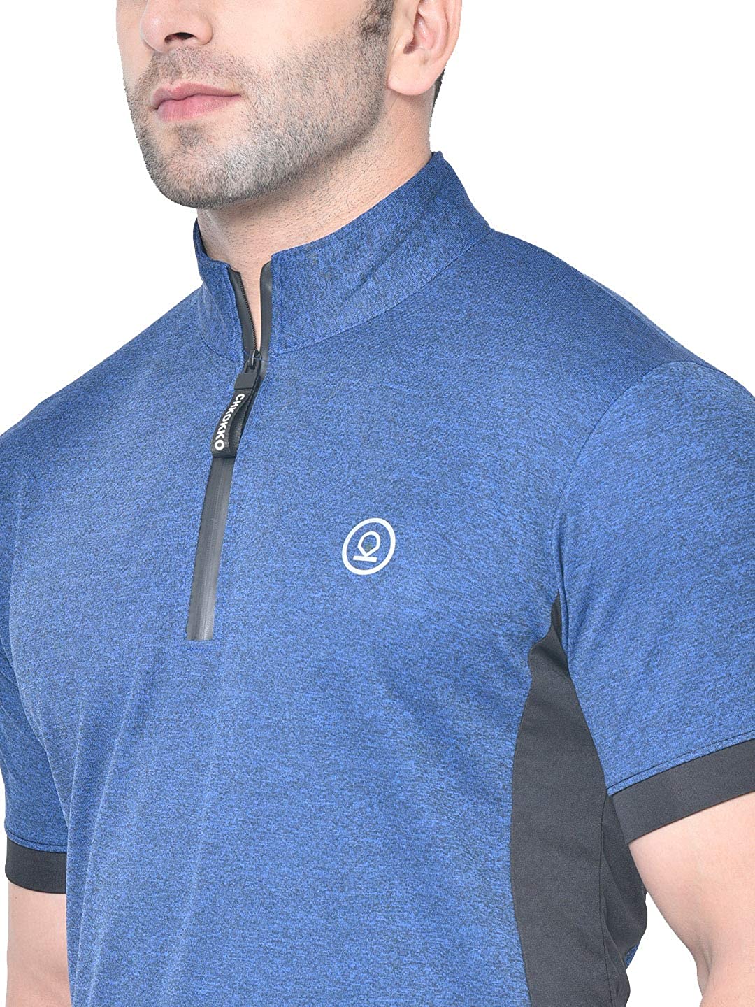 CHKOKKO Men's Gym Regular Fit Half Sleeves T-Shirt CHKOKKO Men's Gym Regular Fit Half Sleeves T-Shirt