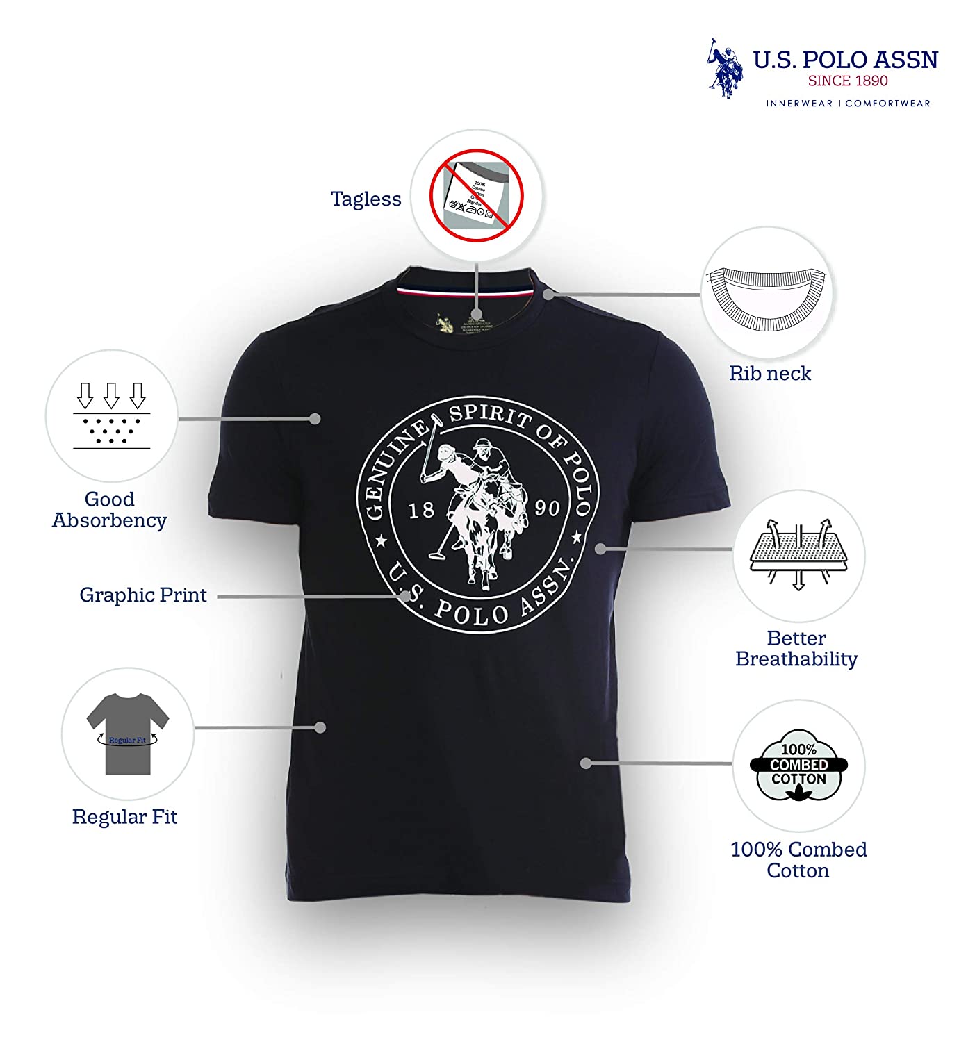 U.S. POLO ASSN. Men's Regular fit T-Shirt U.S. POLO ASSN. Men's Regular fit T-Shirt