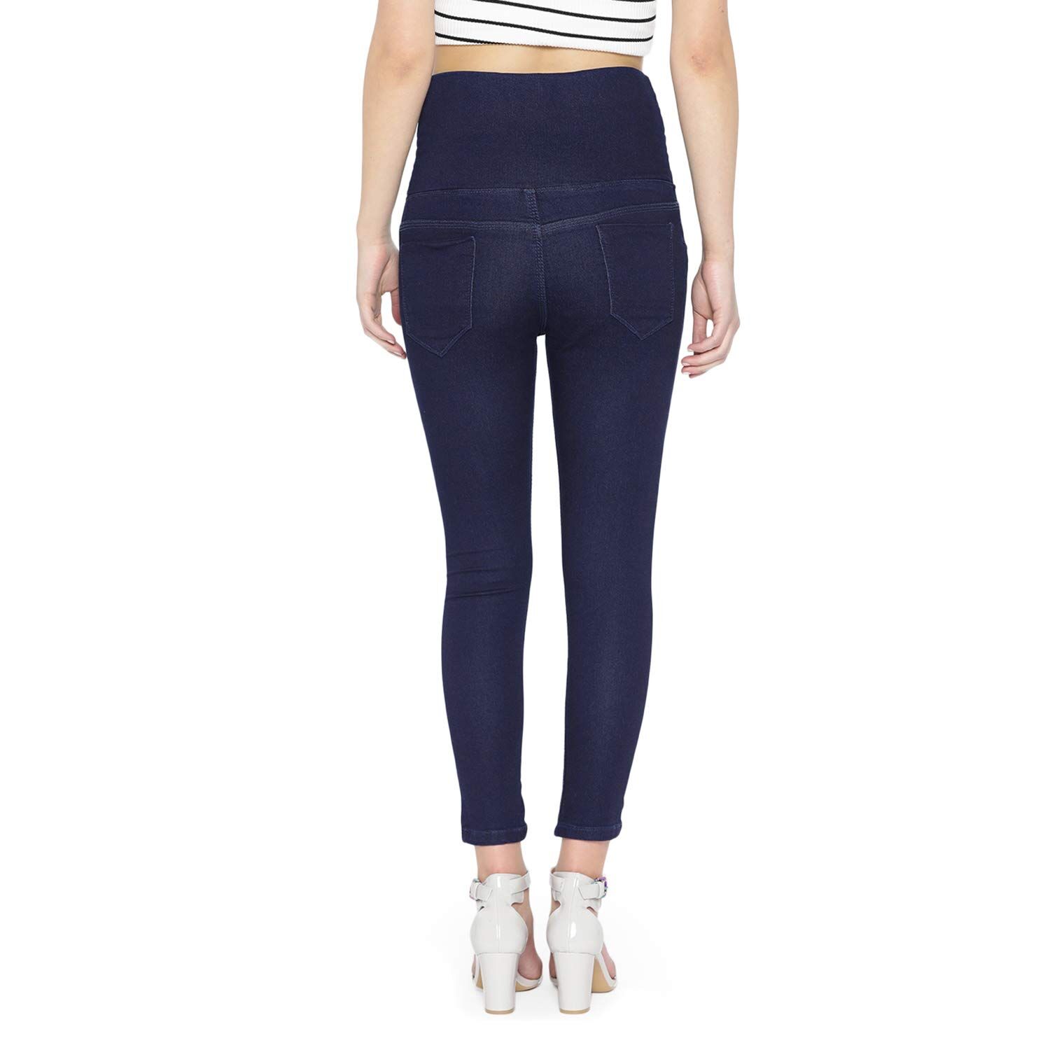 61uETC1XeyL._UL1500_ PARIS HAMILTON Women Tummy Tucker Stretchable High Waist Jegging Denim Jeans