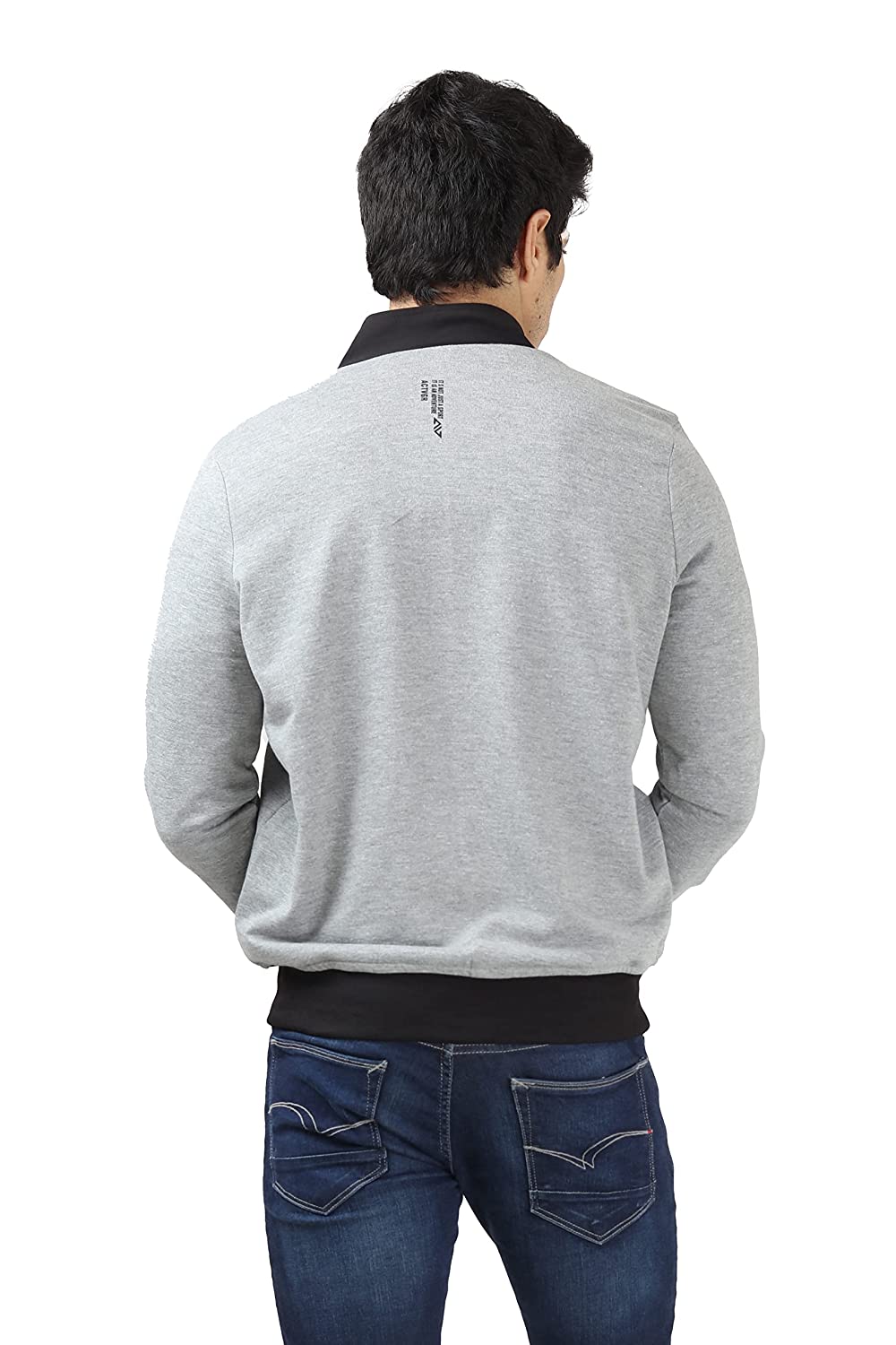 71V3tyidEOL._UL1500_ YOUNGISH Men's Reversible Jacket 2 In 1 Light Weight Reversible SWEATSHIRT