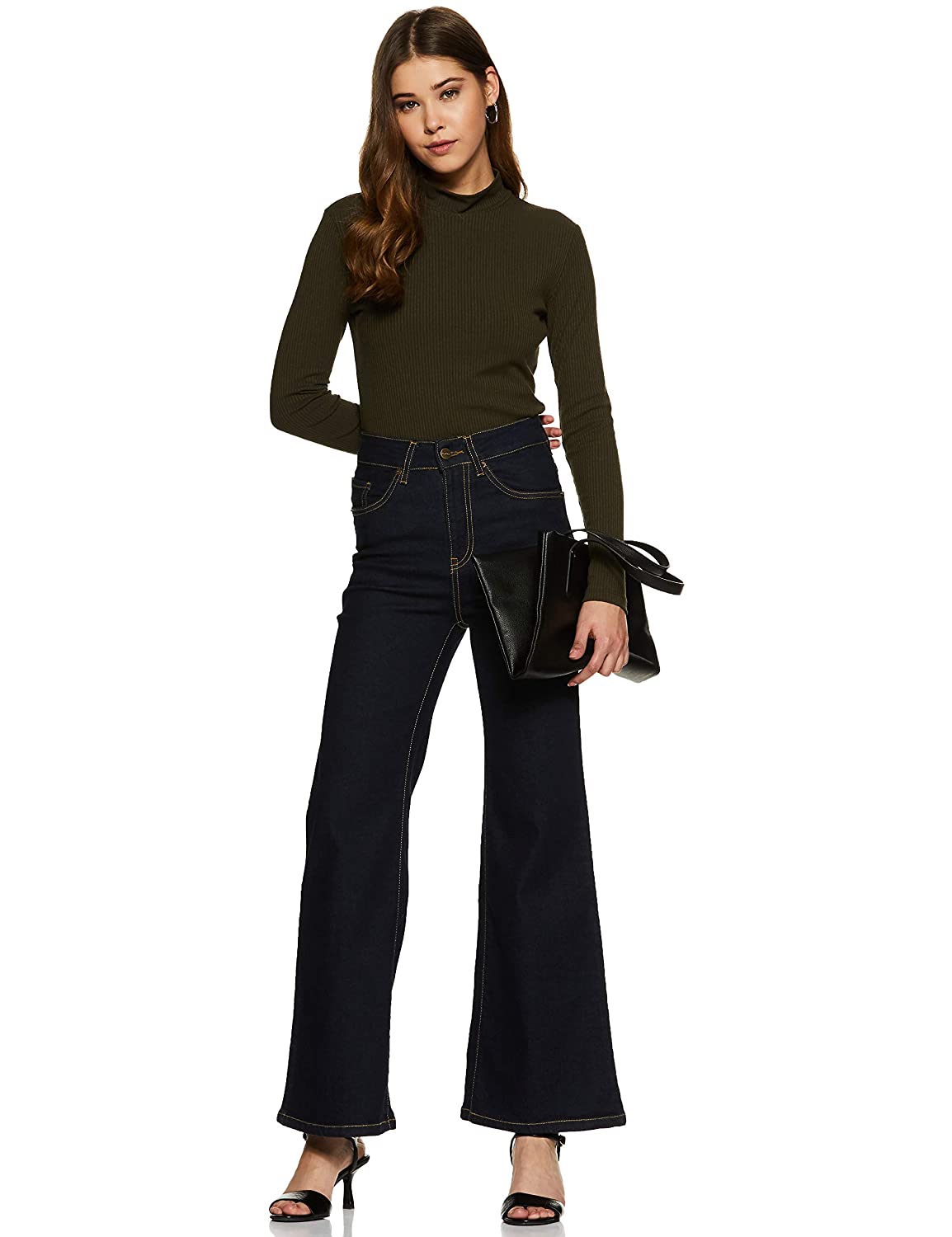 71WW9usvDrL._UL1500_ AKA CHIC Women's Flared Jeans