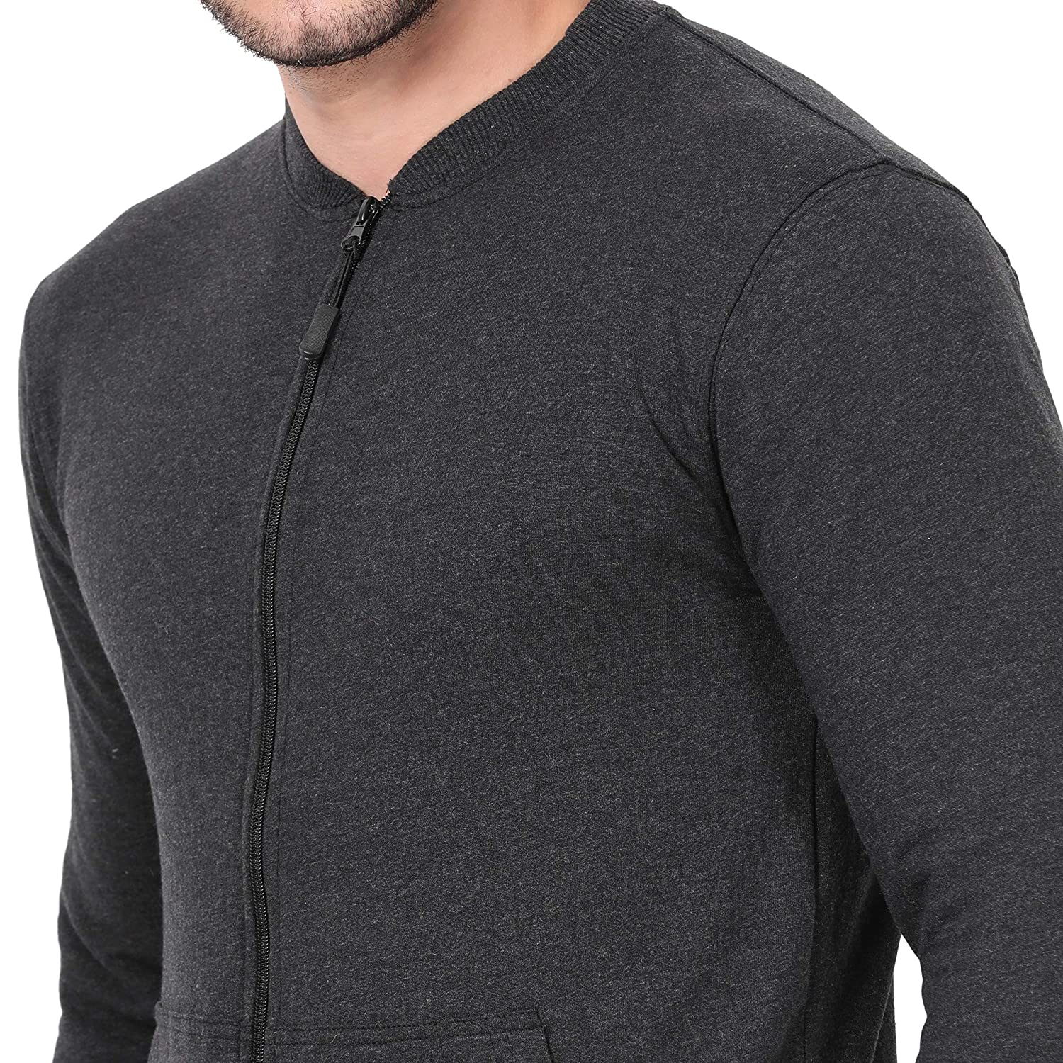 91AOGy09JLL._UL1500_ AWG Men's Cotton Regular Fit Solid Varsity Jacket