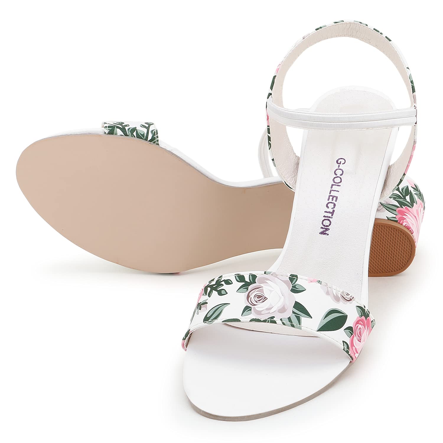 61AOP-o2qCL._UL1500_ G-collection women and girls casual block heels printed upper and heels printed sandal