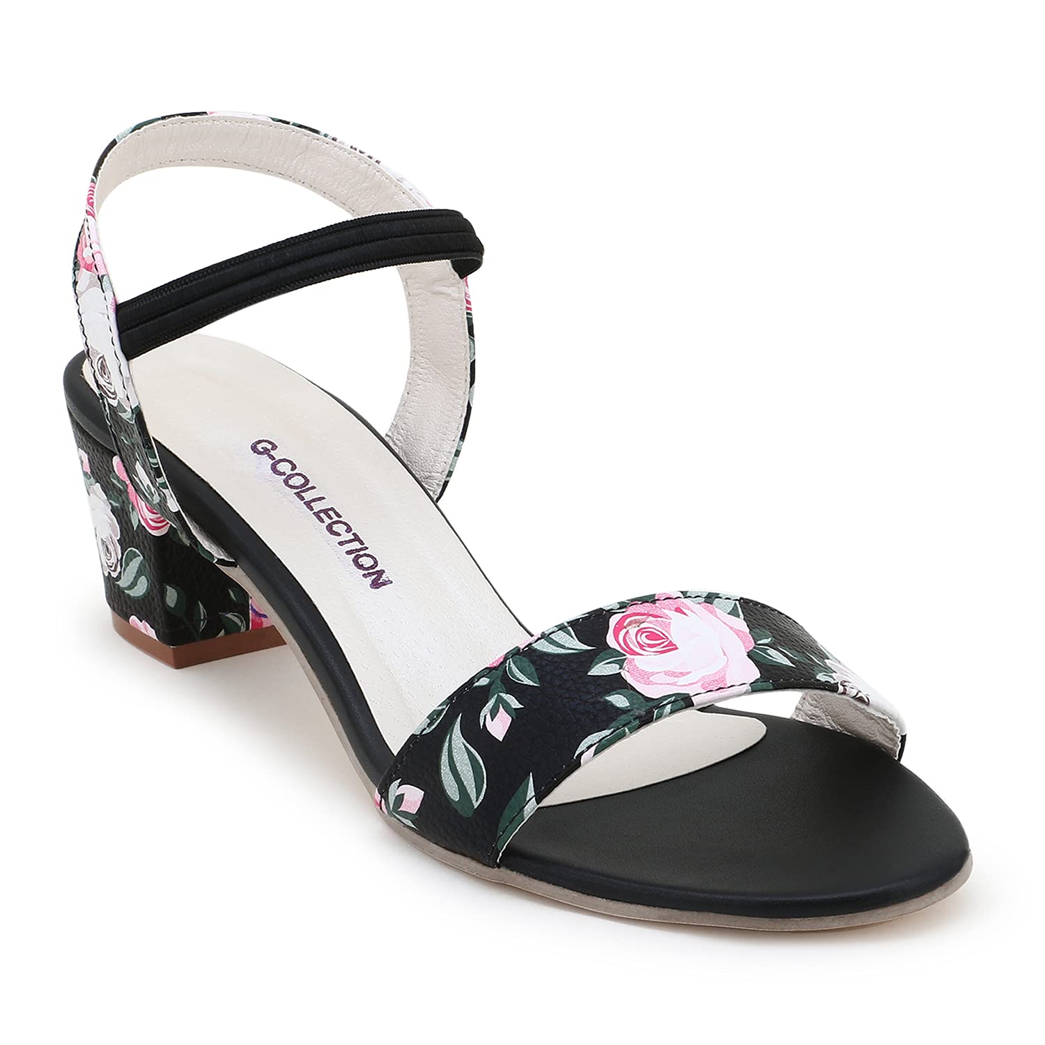 61ZDjLK7MXL._UL1500_ G-collection women and girls casual block heels printed upper and heels printed sandal