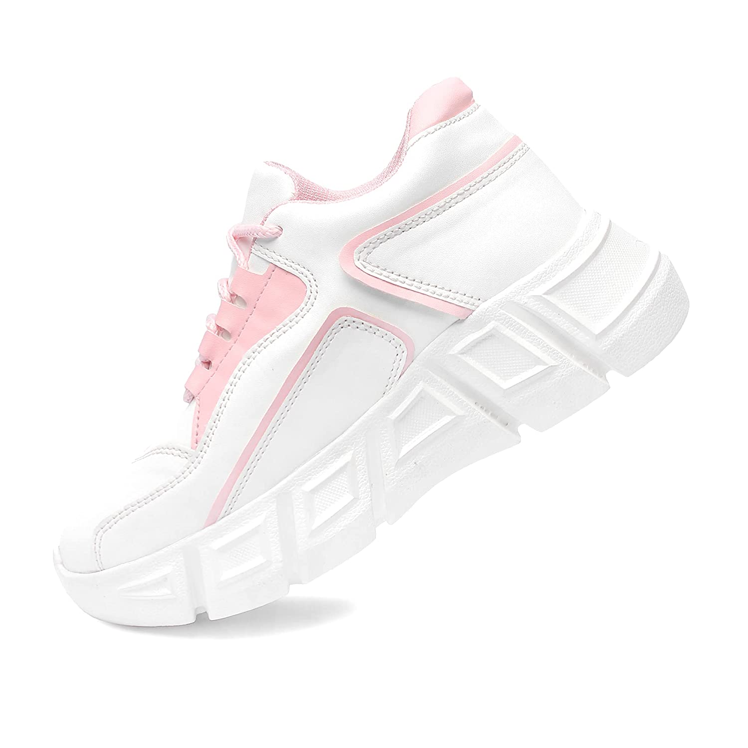 61bV9iy3KkS._UL1500_ Vendoz Women & Girls White Casual Sports Shoes Sneakers