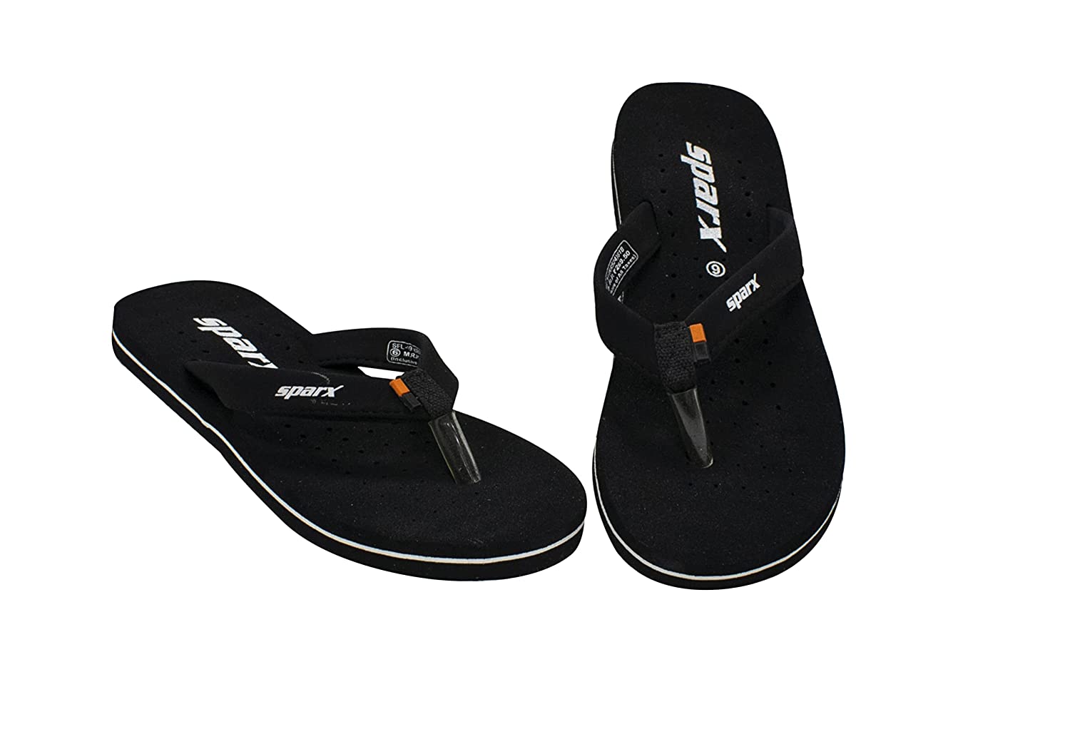 61nWxLHm6SL._UL1500_ Sparx Women Black Slippers