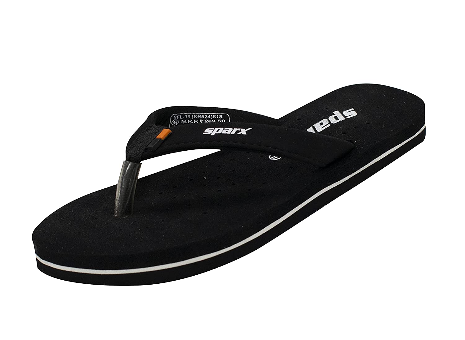 Sparx Women Black Slippers