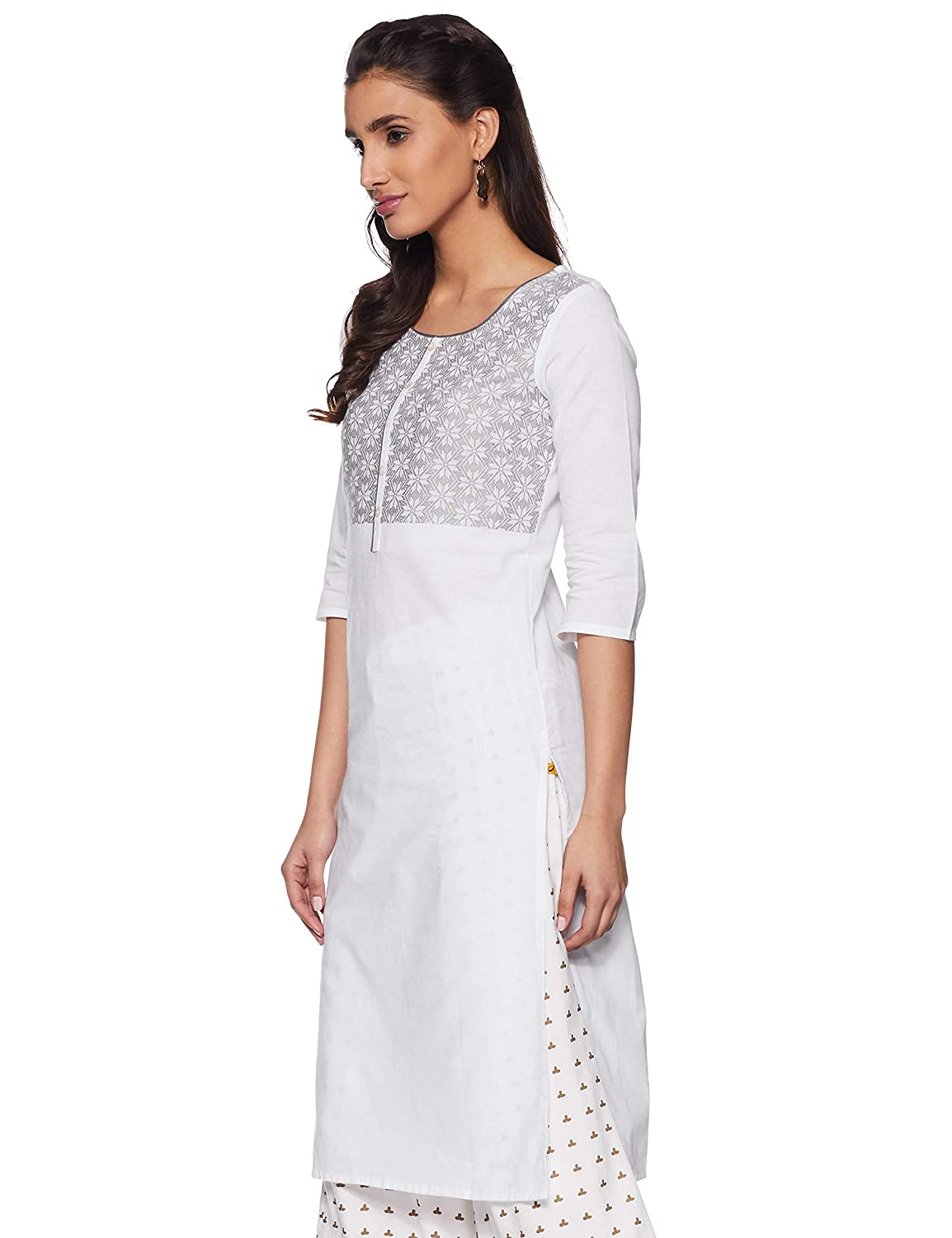 71H6U5aGzeL._UL1500_ Aurelia Women's Cotton Straight Kurta