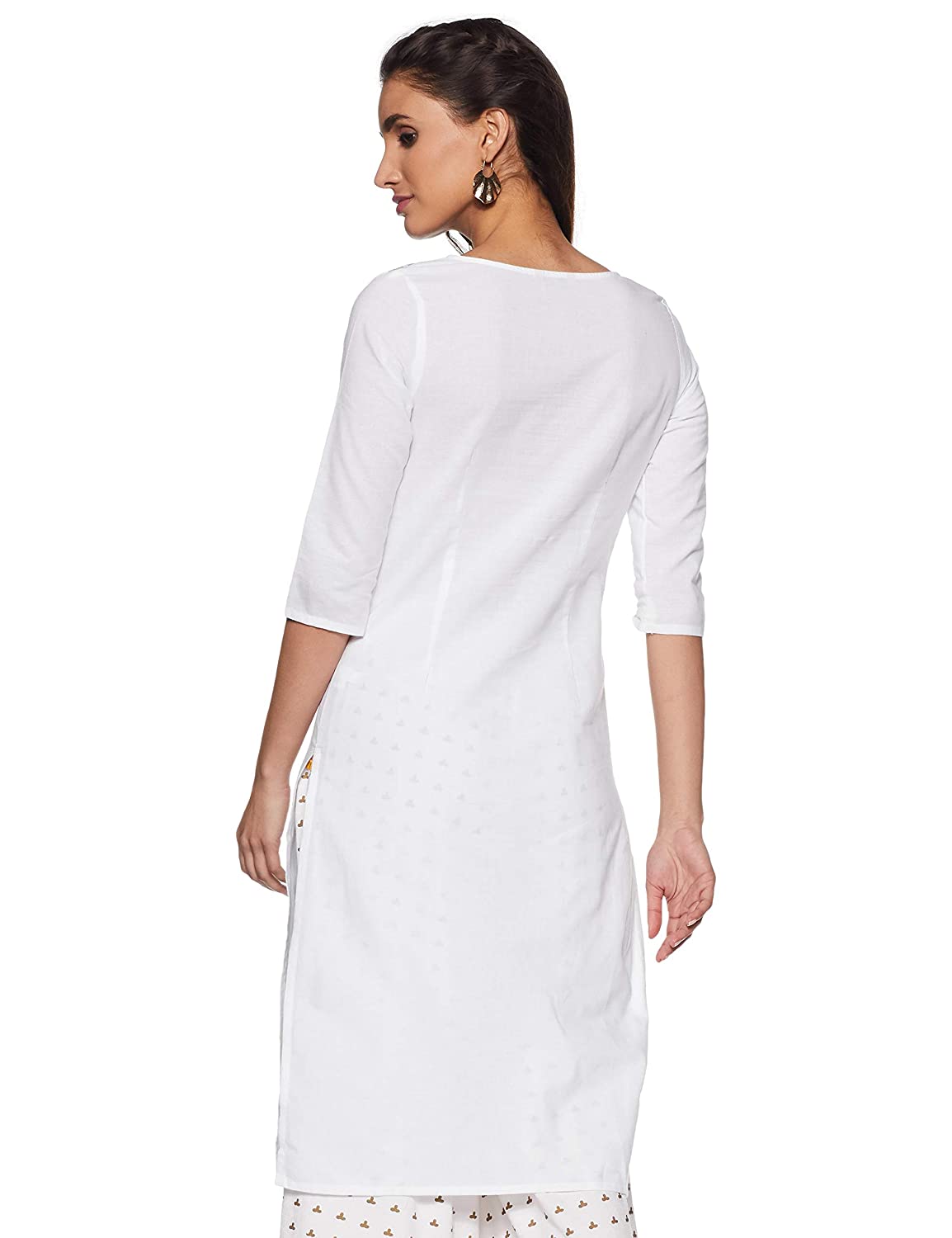 71Q0RRVrXnL._UL1500_ Aurelia Women's Cotton Straight Kurta