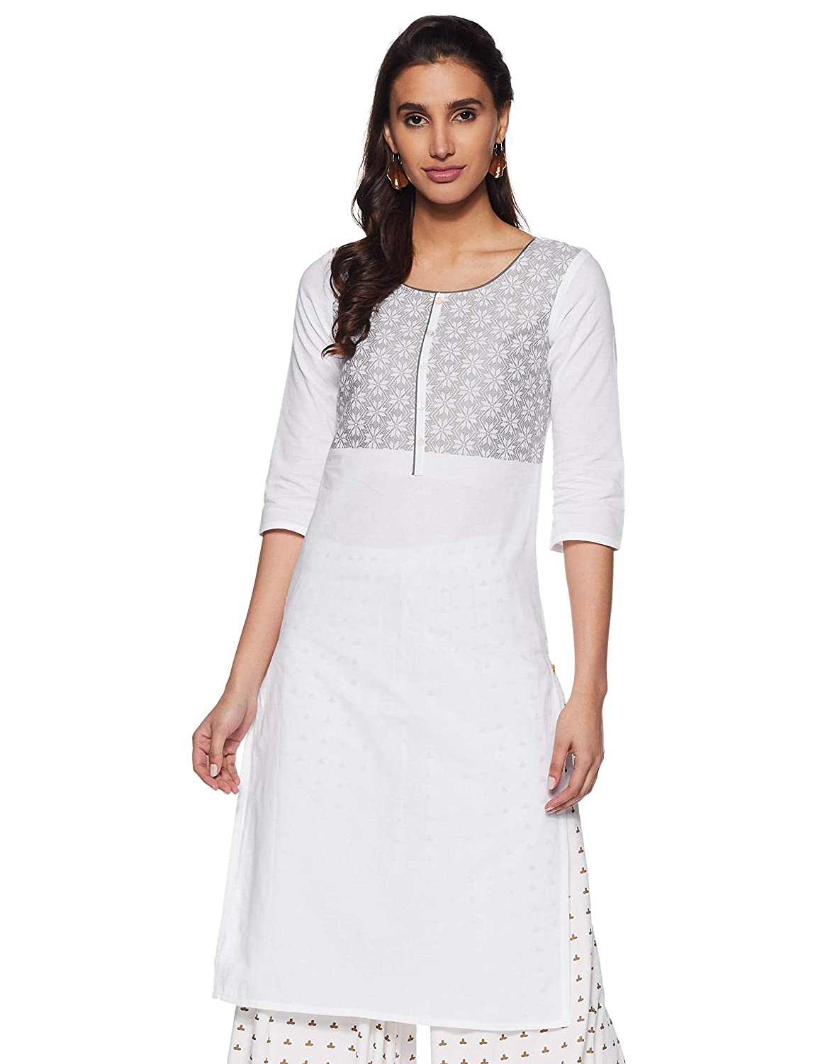 Aurelia Women's Cotton Straight Kurta