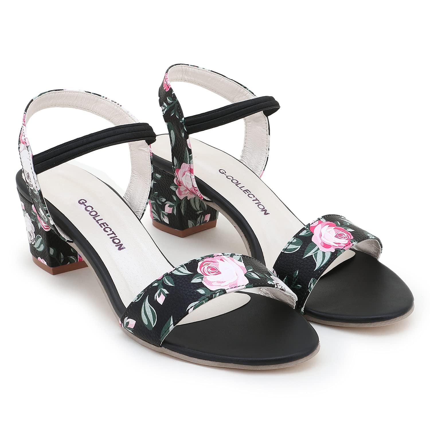 71aIW7zBNiL._UL1500_ G-collection women and girls casual block heels printed upper and heels printed sandal