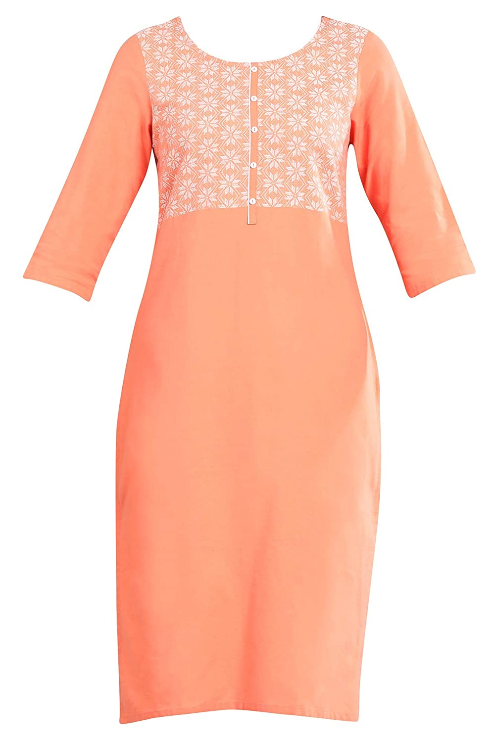 71x7DKp3y4L._UL1500_ Aurelia Women's Cotton Straight Kurta