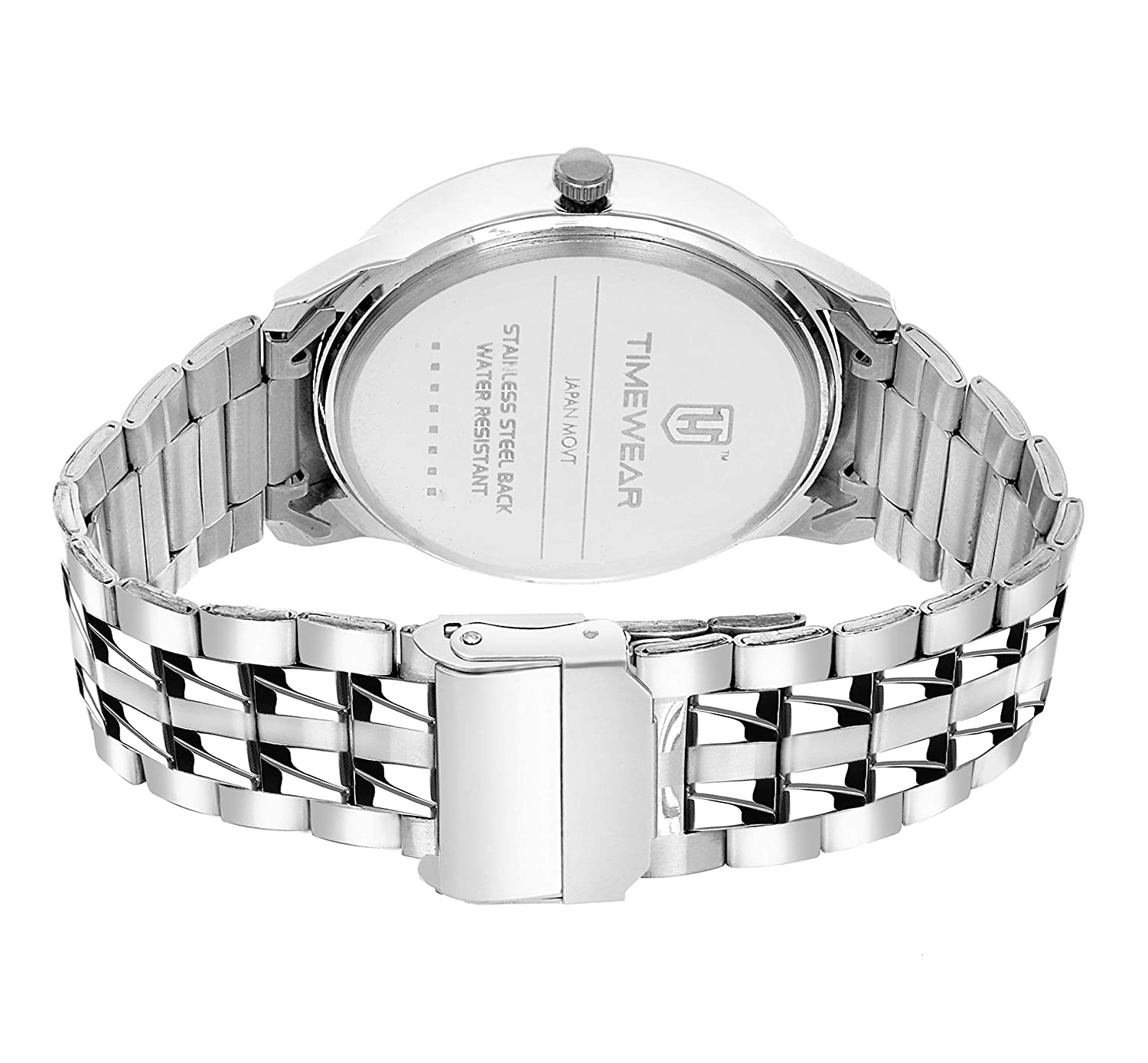 81b4XCIqYxL._UL1500_ TIMEWEAR Analog Day Date Functioning Stainless Steel Chain Watch for Men